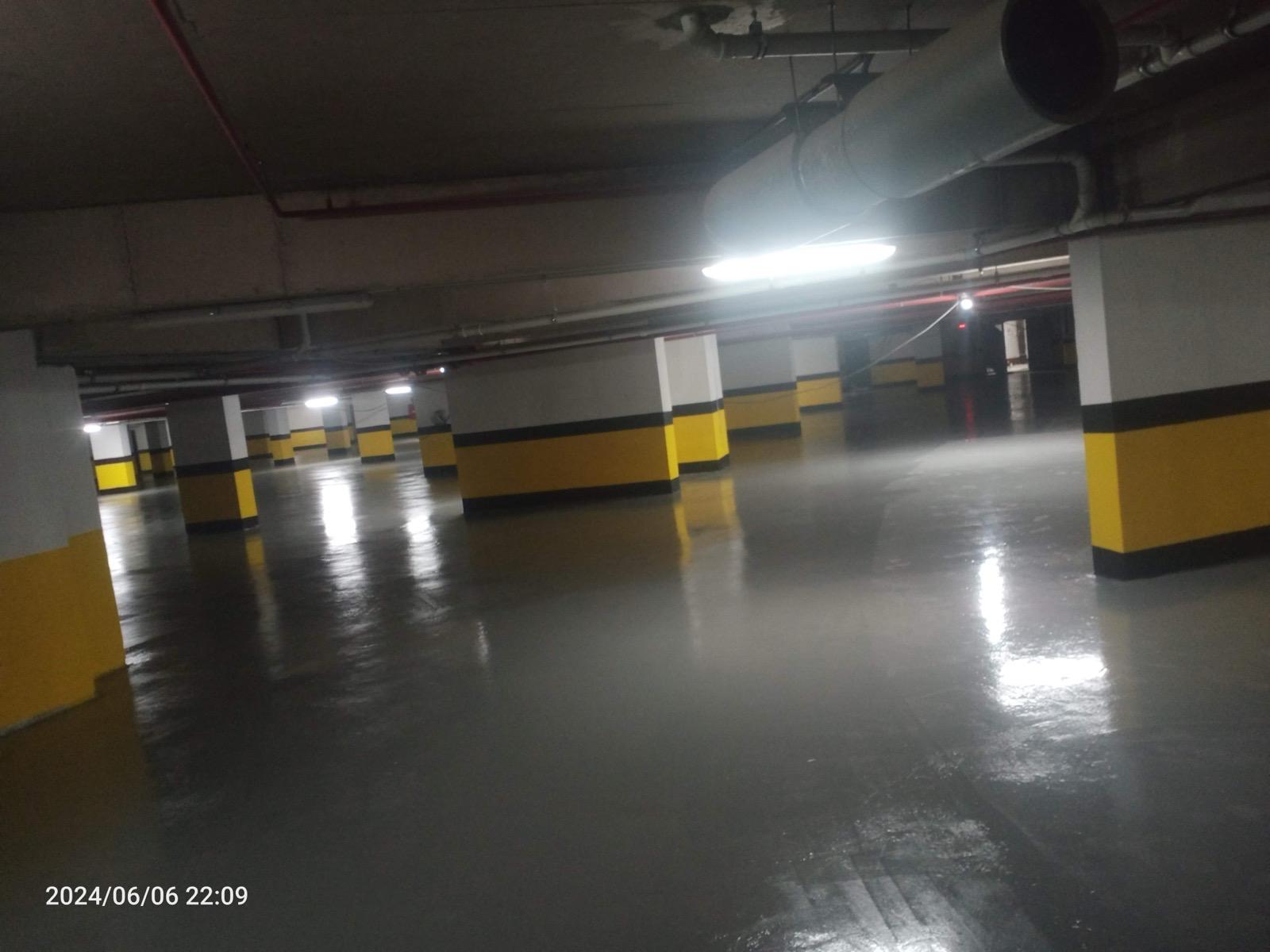 Otopark zemin cilalama projesi